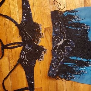 Vintage Turkish belly dance costume